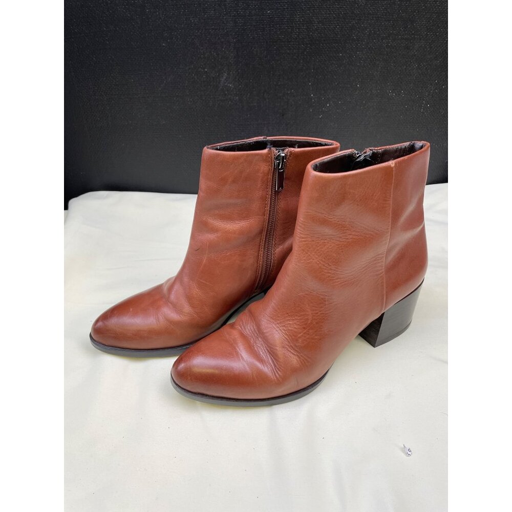 Sam Edelman Womens Brown Leather Ankle Boots Shoes SIze 6.5 SKU 6782